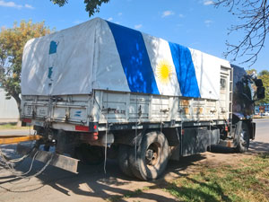 Cobertores de lona para el transporte